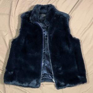 Fur vest | J. Crew